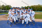 Baseball vs Babson  Wheaton College Baseball players celebrate their victory over Babson to win the NEWMAC Championship for the third year in a row. - (Photo by Keith Nordstrom) : Wheaton, baseball, NEWMAC